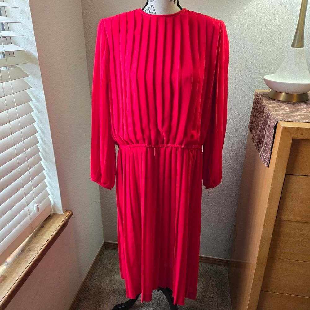 Pleated Dress Sakowitz